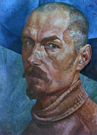 Selbstporträt von Kuzma Sergeevich Petrov Vodkin