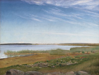 Der Fjord bei Karrebæksminde, Seeland von Laurits Andersen Ring