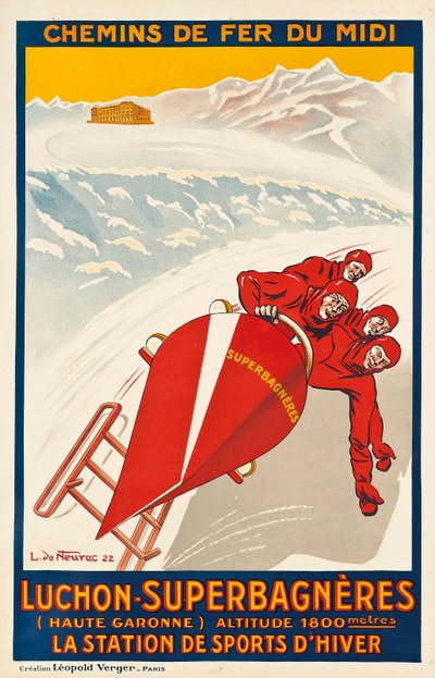 Luchon Superbagnères von L. de Neurac