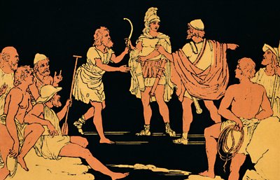 Die Reue des Neoptolemus, 1880 von Lachmann