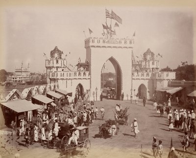 Stadttor, Hyderabad von Lala Deen Dayal