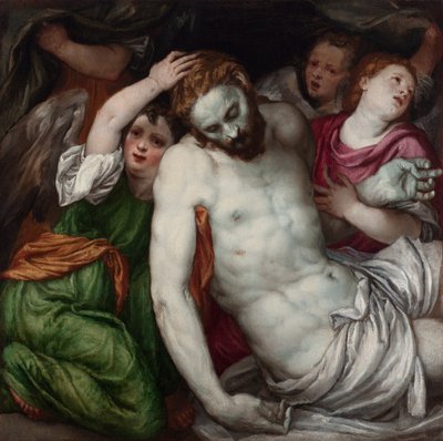 Pietà und Engel von Lambert Sustris