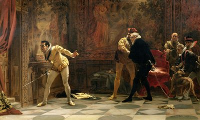 Warten auf den Favoriten des Königs von Laslett John Pott