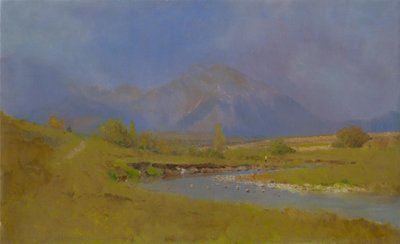 Podtatranská-Landschaft nach Frühlingsregen von Laszlo Mednyanszky