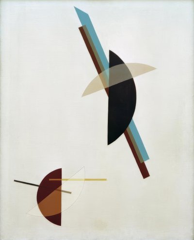 Auf weißem Grund von Laszlo Moholy Nagy