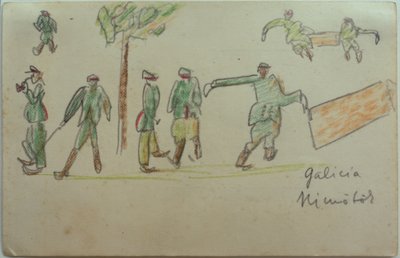 Ausgang (Der Soldaten) von Laszlo Moholy Nagy