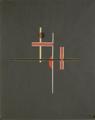 Rot und Schwarz Balance von Laszlo Moholy Nagy