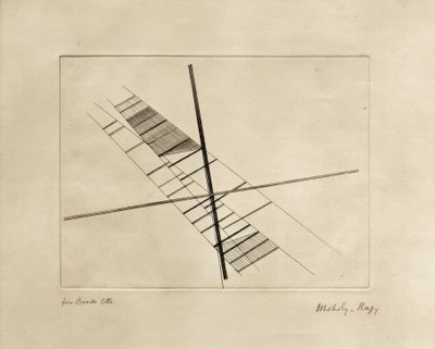 Sich schneidende Diagonalen von Laszlo Moholy Nagy