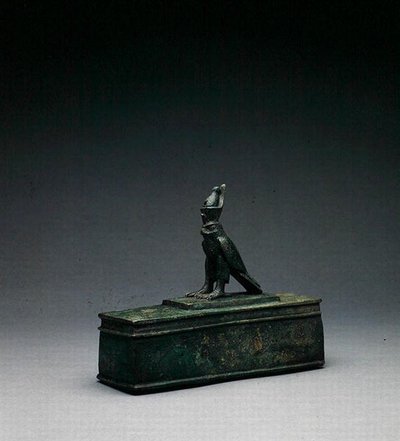 Falkenreliquiar von Late Period Egyptian