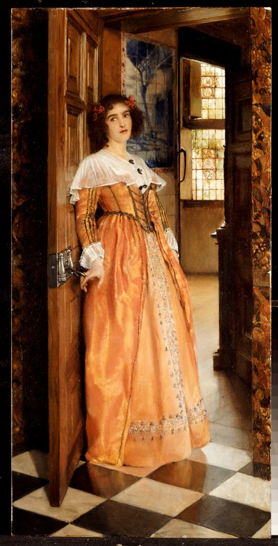 An der Tür, ca. 1898 von Laura Theresa Alma Tadema