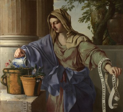 Allegorie der Grammatik, 1650 von Laurent La Hyre de