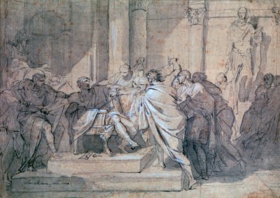 Ermordung von Julius Caesar, ca. 1749-1821 von Laurent Pecheux