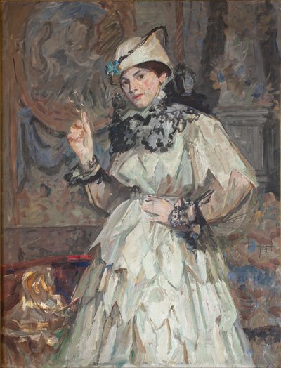 Die Tochter des Künstlers in Kostüm von Laurits Regner Tuxen