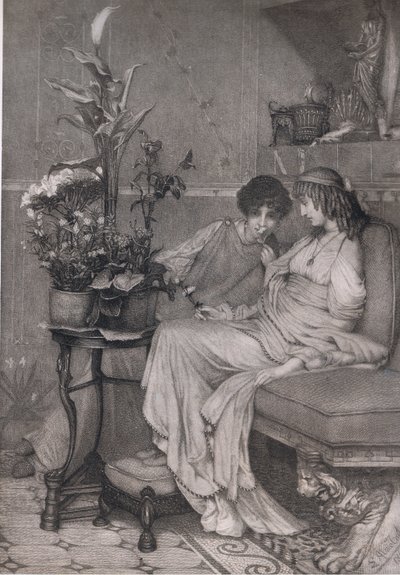 Im Vertrauen, Bibbys Jahrbuch von Lawrence (after) Alma Tadema
