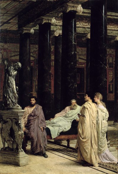 Ein Kunstliebhaber von Lawrence Alma Tadema