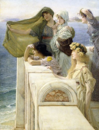 An Aphrodites Wiege von Lawrence Alma Tadema