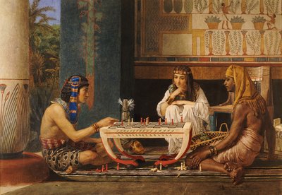 Ägyptische Schachspieler, 1868 von Lawrence Alma Tadema