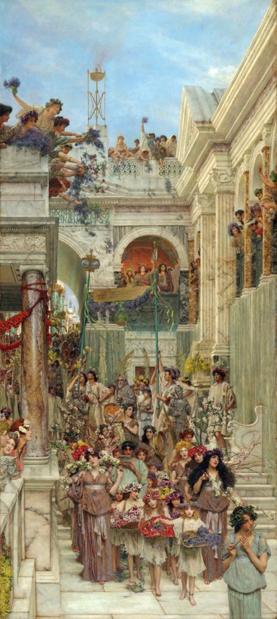 Frühling von Lawrence Alma Tadema