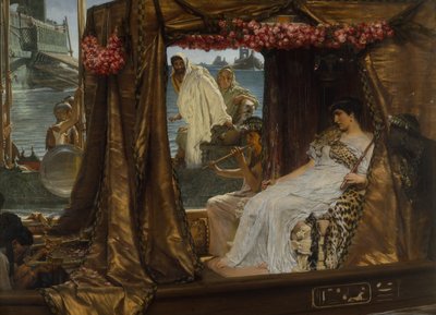 Das Treffen von Antonius und Kleopatra von Lawrence Alma Tadema