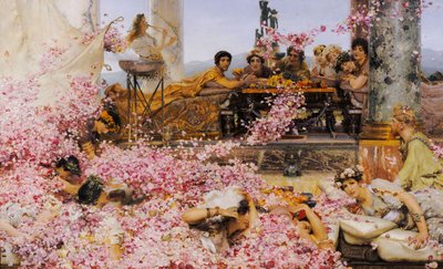 Die Rosen des Heliogabalus von Lawrence Alma Tadema