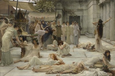 Die Frauen von Amphissa, 1887 von Lawrence Alma Tadema
