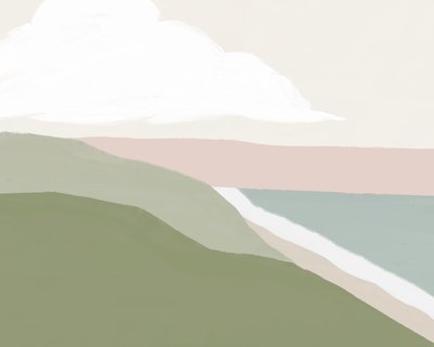 Sonnenaufgang in Newport, ca. 2020 von Leah Straatsma
