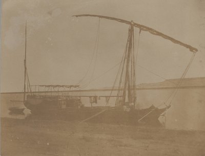 Nilboot, Ägypten, 1851 von Leavitt Hunt.
