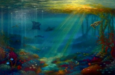 Tropische Strahlen, 2020 von Lee Campbell
