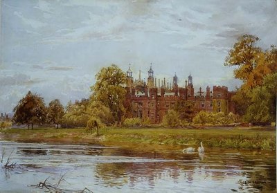 Eton College vom Fluss aus von Leigh Sampson