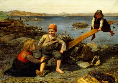 Wippe am Meer von Leis Schjeldrup