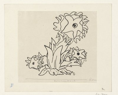 Blumen von Leo Gestel (signed by artist)