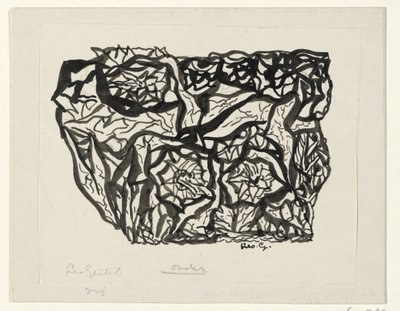 Blumenstrauch von Leo Gestel (signed by artist)
