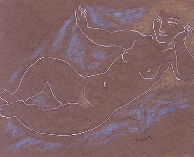 Blonde Nackte von Leo Gestel