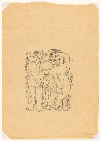 Drei Grazien (Skizze) von Leo Gestel