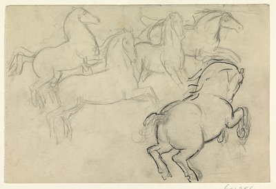 Galoppierende Pferde von Leo Gestel