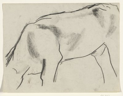 Weidende Kuh von Leo Gestel