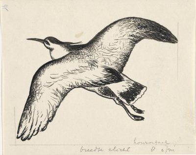 Fliegender Vogel von Leo Gestel