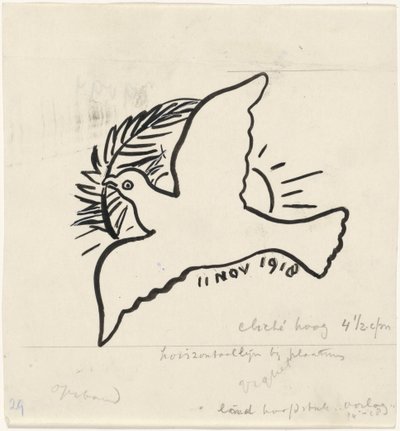 Friedens-Taube von Leo Gestel