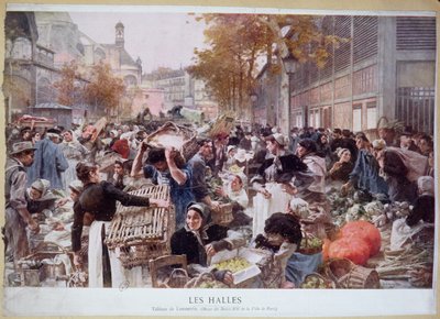 Les Halles, 1893 von Leon Augustin Lhermitte