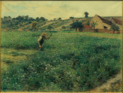 Mäher im Luzernen-Feld von Leon Augustin Lhermitte