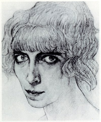 Porträt der Marchesa Luisa Casati, 1912 von Leon Bakst