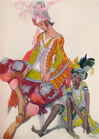 Prinz und Sklave träumen, 1922, 1923 von Leon Bakst