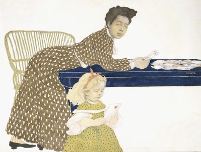 Die Kartenspieler, ca. 1903 von Leon Bakst