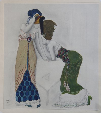 Frau in orientalischer Kleidung, 1910 von Leon Bakst