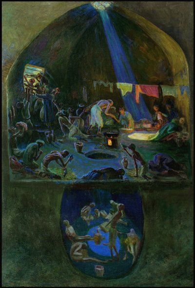 Das Zindan-Gefängnis, 1930er Jahre von Leon Bure