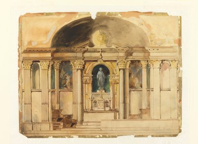 Darstellung des Chors von Leon Dabo