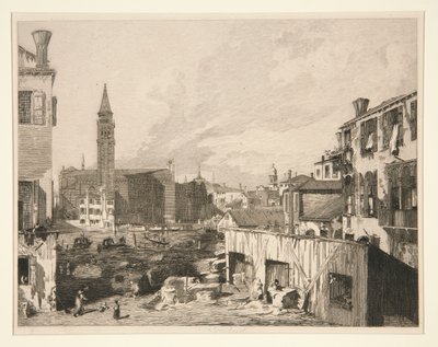 Ansicht in Venedig (Scuola della Carità) von Leon Gaucherel