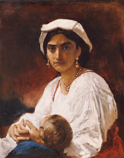 Die Frau des Banditen von Leon Joseph Florentin Bonnat