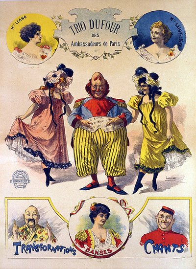 Trio DuFour Plakat von Leon Louis Oury