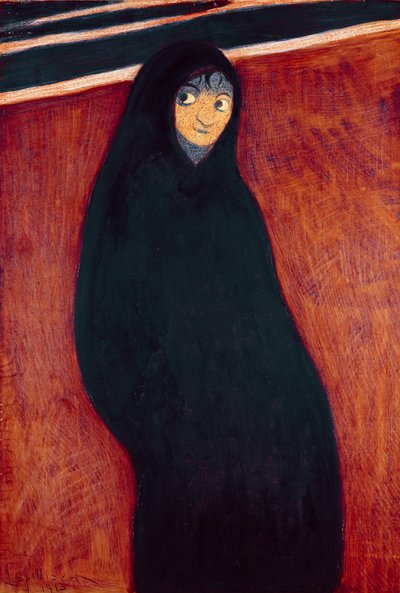 Vermummte Gestalt von Leon Spilliaert